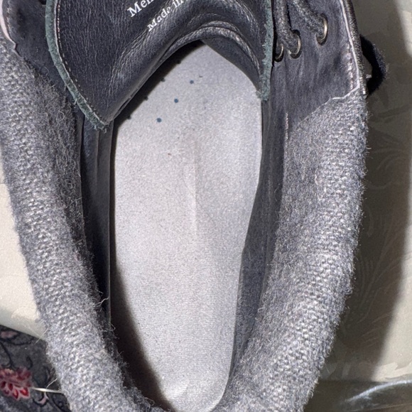 🔥Sale🔥 J & M EST. 1850 20-2925 MEN'S BLACK LEATHER & FABRIC CAPTOE BOOTS 13M - Picture 4 of 8